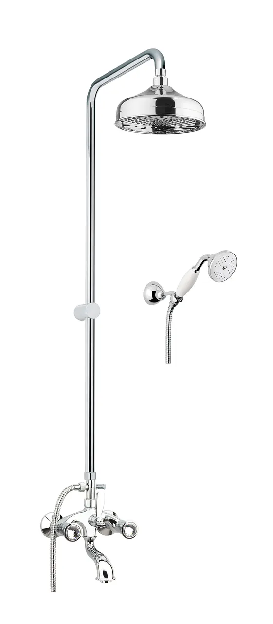 Товар: Душевая система Fiore VENERE SKY (SWAROVSKI®) 13CR0615, хром - фото 1 Душевая система Fiore VENERE SKY (SWAROVSKI®) 13CR0615, хром — фото 1, Душевые системы