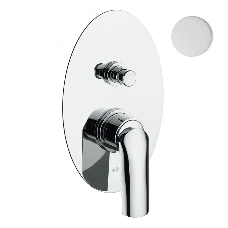 Товар: Смеситель для душа встраиваемый Webert Aria AI860101844, белый/хром - фото 1 Смеситель для душа встраиваемый Webert Aria AI860101844, белый/хром — фото 1, Смеситель для душа