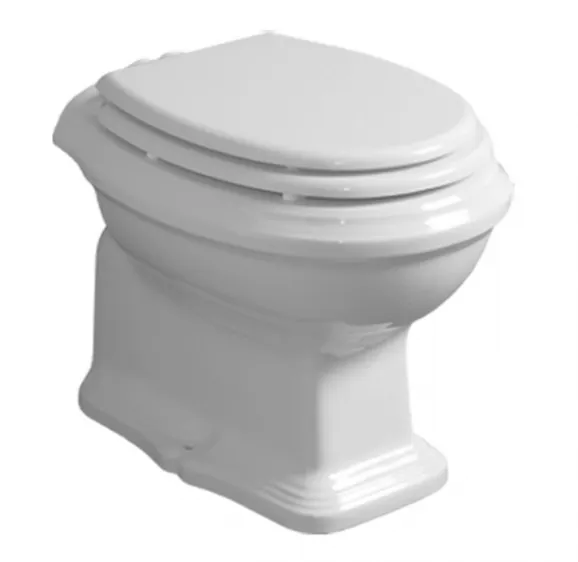 Унитаз SIMAS ARCADE напольный приставной или к бачку с горизонтальным сливом цвет белый AR811 — фото 1, Напольные унитазы