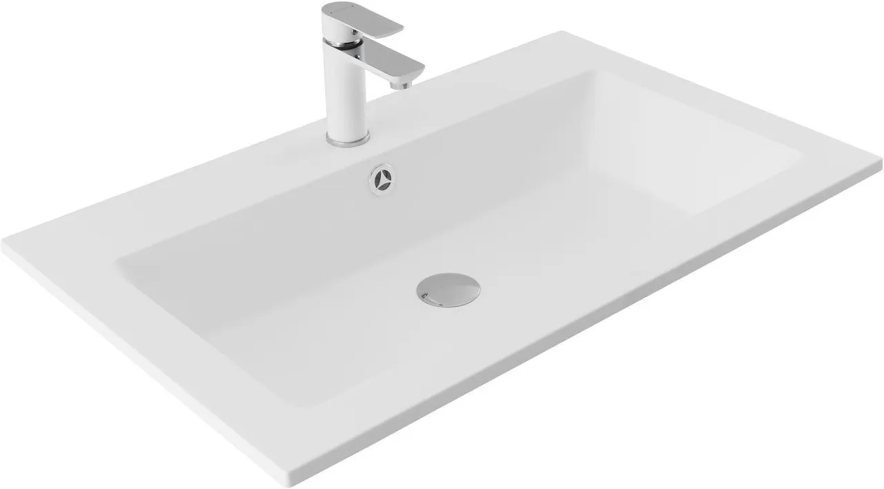 Раковина Aquanet Электра 80 белый матовый 00326512 — фото 2, Раковины