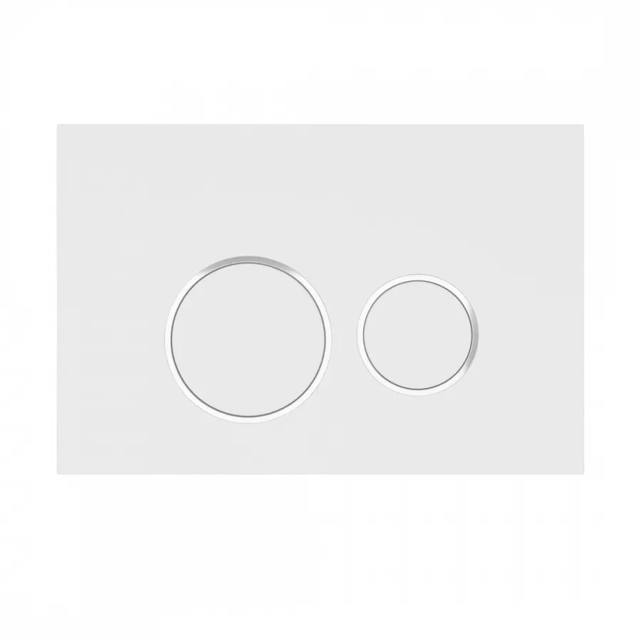 Клавиша смыва Maretti Elena AC12EA-746, белый/хром — фото 1, Кнопки смыва