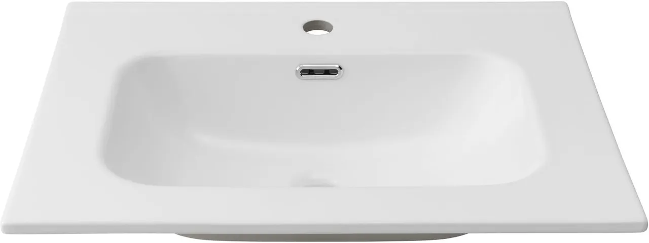 Товар: Раковина Aquanet Flat 60 белая матовая 00330429 - фото 3 Раковина Aquanet Flat 60 белая матовая 00330429 — фото 3, Раковины