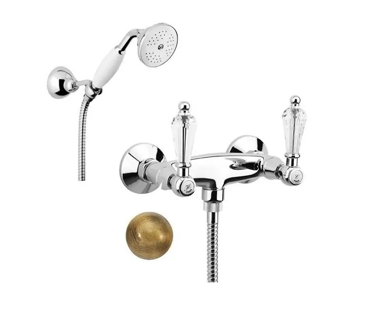 Товар: Смеситель для душа Fiore GIOIELLI (SWAROVSKI®) 08ZZ0602, бронза - фото 1 Смеситель для душа Fiore GIOIELLI (SWAROVSKI®) 08ZZ0602, бронза — фото 1, Смеситель для душа