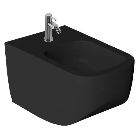 Биде HATRIA NEXT A0Y1F202 подвесное цвет черный матовый — фото 1, Биде подвесные