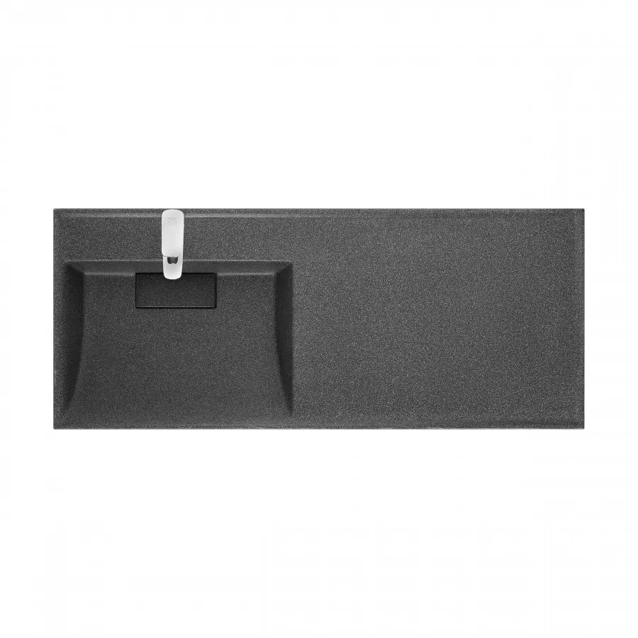 Товар: Раковина ЛОНДРИ 120, левая, графит 1A72843KLH21L - фото 3 Раковина ЛОНДРИ 120, левая, графит 1A72843KLH21L — фото 3, Раковины