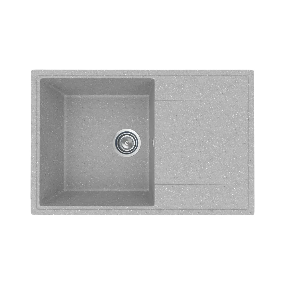 Товар: Кухонная мойка Maretti Kitchen KT735-GR, серый - фото 1 Кухонная мойка Maretti Kitchen KT735-GR, серый — фото 1, Кухонные мойки