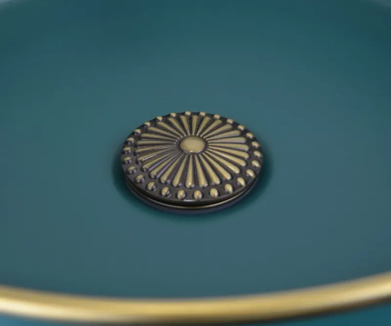 Донный клапан Bronze de Luxe 21965, бронза — фото 2, Донные клапаны