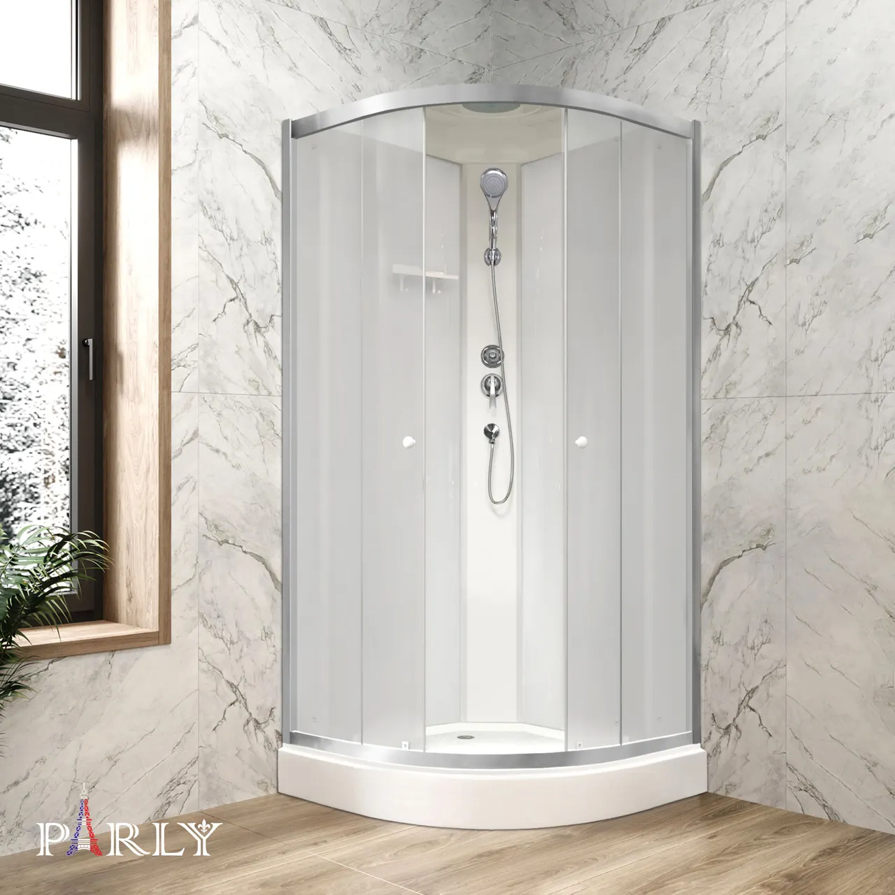 Кабина BETT931 душевая PARLY (90х90х210) — фото 2, Душевые кабины