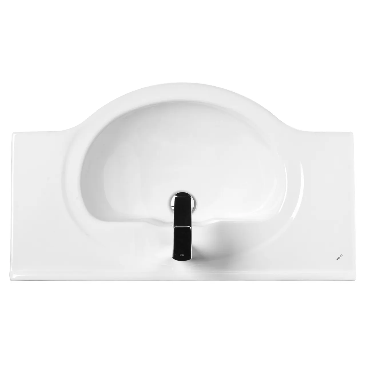 Раковина SANTEK Сенеж 87 мебельная белый (WH110265) — фото 2, Раковины подвесные