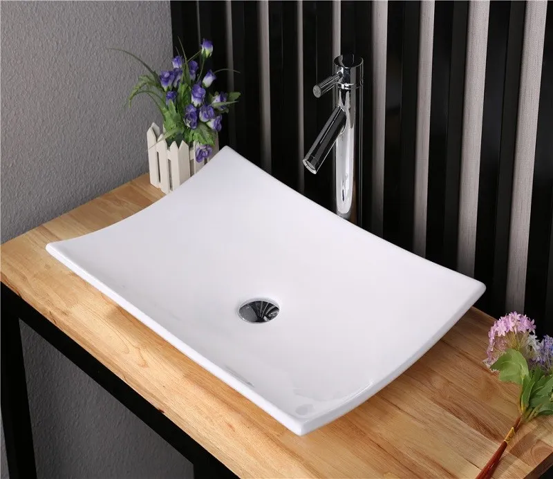 Умывальник CeramaLux 78123B — фото 3, Раковины