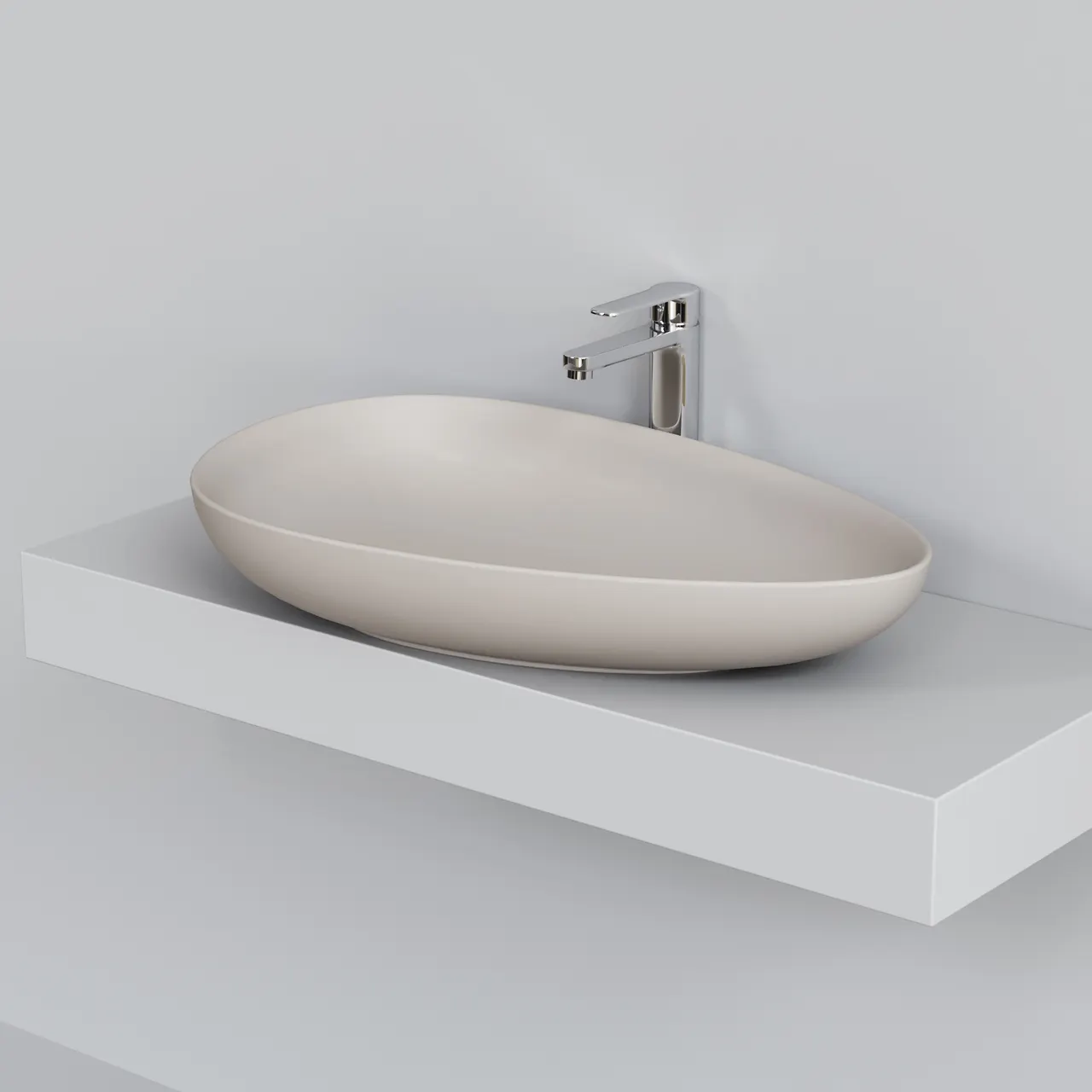 Товар: Раковина Ambassador Kingston 146T20401 (580*370*100) БЕЖЕВАЯ МАТОВАЯ - фото 4 Раковина Ambassador Kingston 146T20401 (580*370*100) БЕЖЕВАЯ МАТОВАЯ — фото 4, Раковины