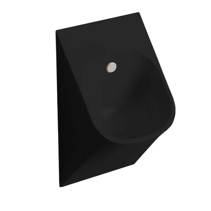 Писсуар Artceram La Fontana подвесной с сифоном и креплением цвет черный матовый LFO002 17 00 — фото 3, Писсуары