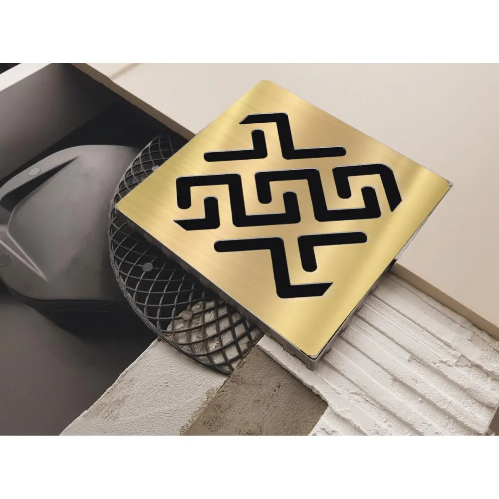 Товар: Трап BERGES водосток PLATZ Antik 150х150, бронза, S-сифон D50 H60 боковой 094161 - фото 9 Трап BERGES водосток PLATZ Antik 150х150, бронза, S-сифон D50 H60 боковой 094161 — фото 9, Трапы для душа