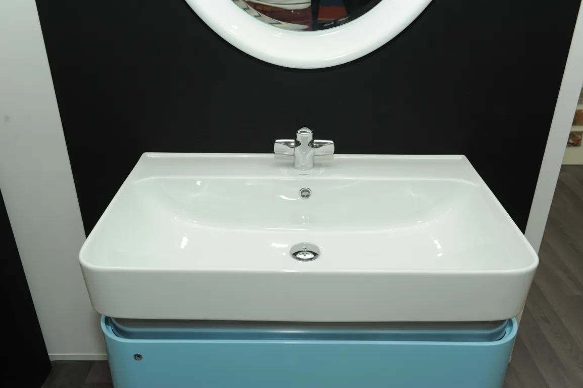 Товар: Раковина KIROVIT Олимпия 800 мебельная белый (Вн Крв18) 4640021061091 - фото 4 Раковина KIROVIT Олимпия 800 мебельная белый (Вн Крв18) 4640021061091 — фото 4, Раковины