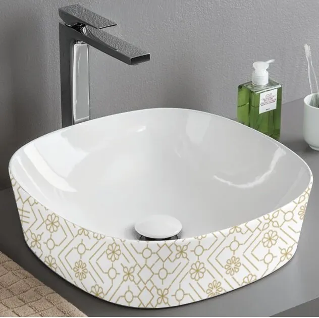 Товар: Раковина Artceram Ghost накладная без отверстий цвет белый/декор el moro GHL001 01 90 - фото 1 Раковина Artceram Ghost накладная без отверстий цвет белый/декор el moro GHL001 01 90 — фото 1, Раковины накладные