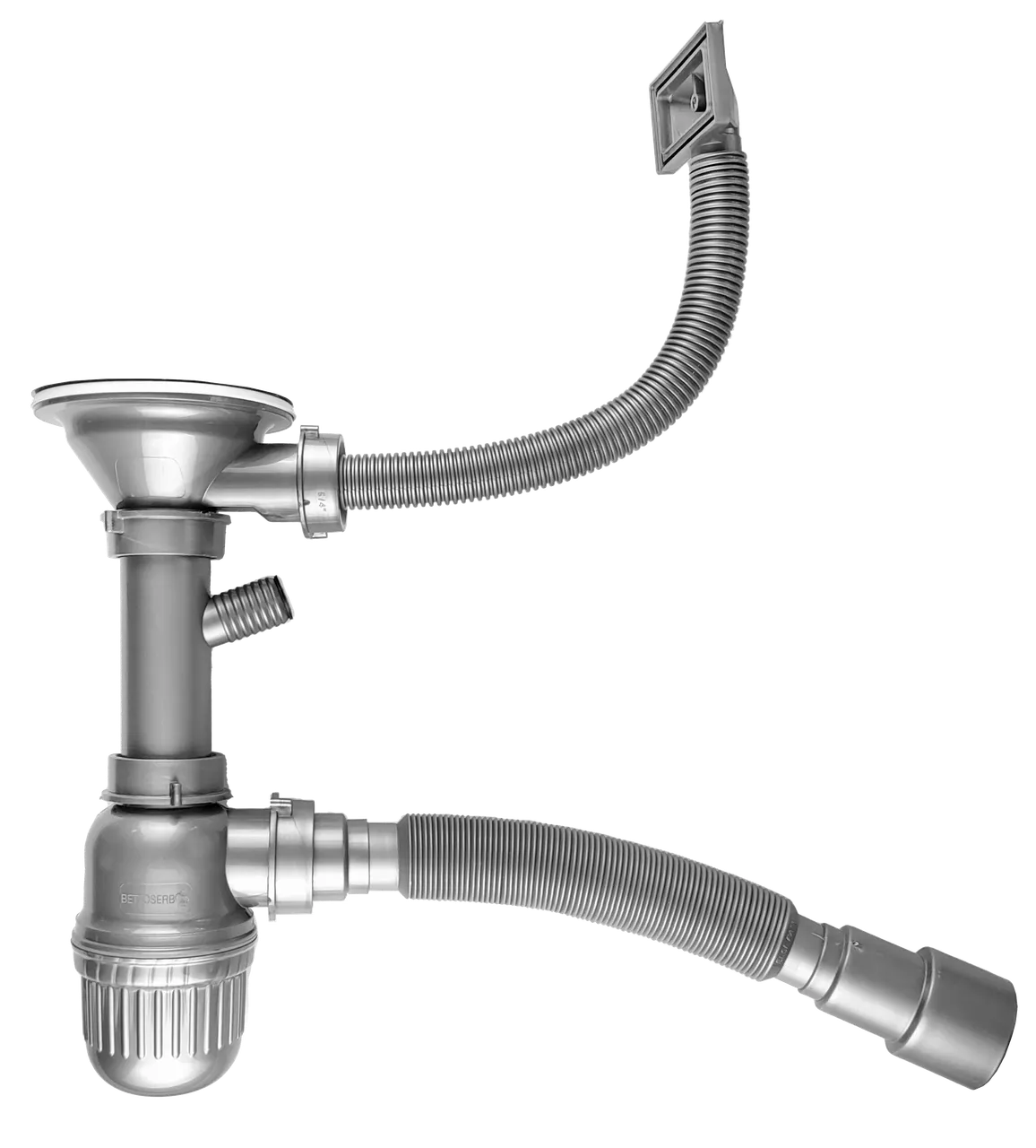 Сифон Bettoserb для мойки 3 1/2" 125330 — фото 2, Сифоны для кухонной мойки