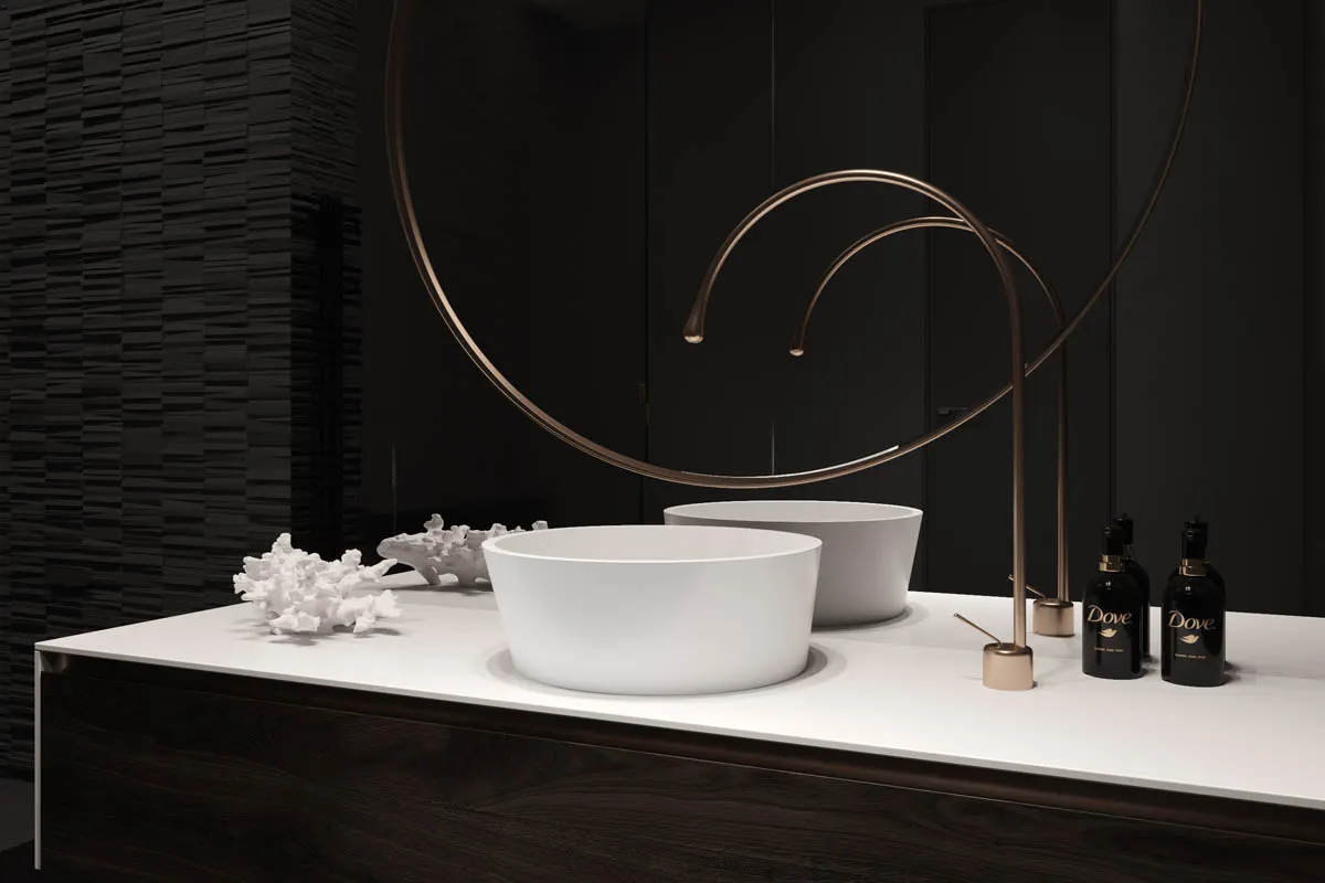 Раковина ALMATEA Soft Rock Color 42 Х 42 RAL* 1.02.002.11.3 — фото 2, Раковины