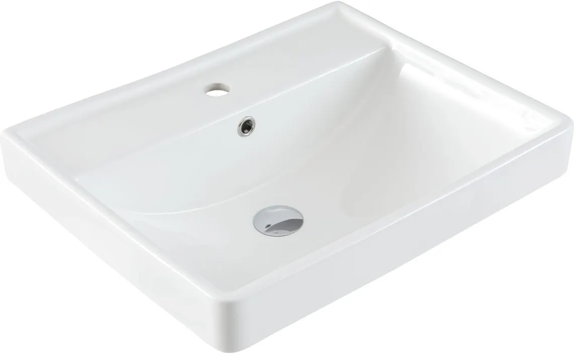 Товар: Раковина Aquanet Ирис 60 белая 00301803 - фото 4 Раковина Aquanet Ирис 60 белая 00301803 — фото 4, Раковины
