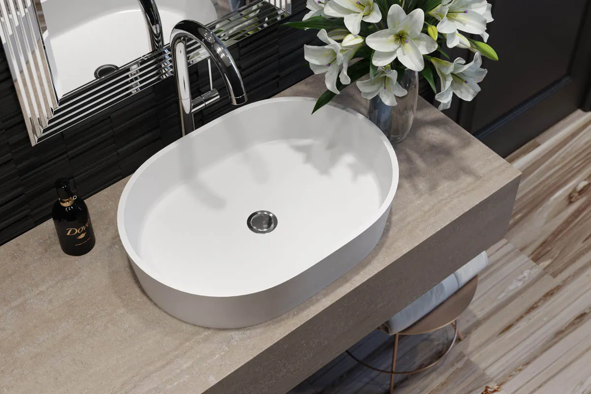 Товар: Раковина ARIEL Nano Concrete 55 Х 40 2.02.011.44.4 - фото 1 Раковина ARIEL Nano Concrete 55 Х 40 2.02.011.44.4 — фото 1, Раковины