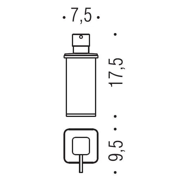 Дозатор COLOMBO DESIGN LULU B9322.HPS настольный цвет золото — фото 2, Дозаторы