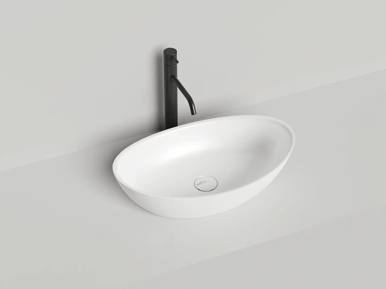 Товар: Раковина накладная NOEMI покраска по RAL полностью 1101203SMF - фото 1 Раковина накладная NOEMI покраска по RAL полностью 1101203SMF — фото 1, Раковины