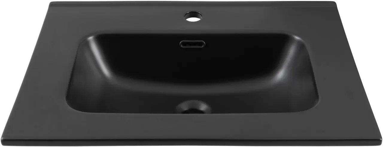 Товар: Раковина Aquanet Flat 60 черная матовая 00329253 - фото 4 Раковина Aquanet Flat 60 черная матовая 00329253 — фото 4, Раковины