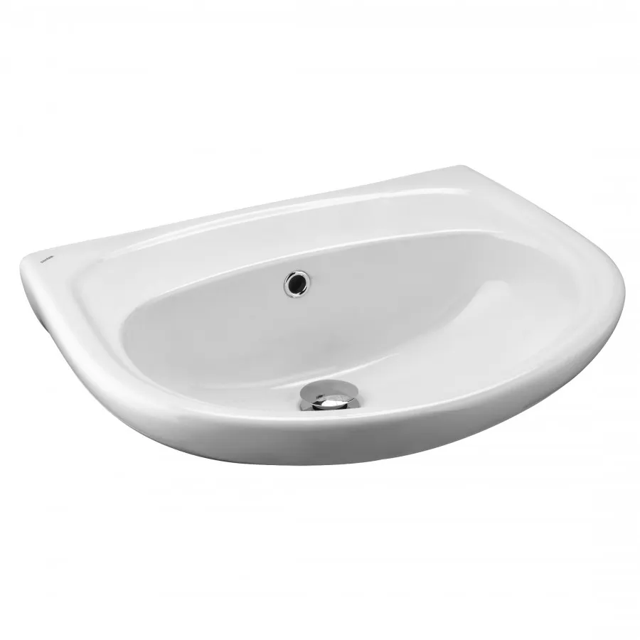 АНИМО Умывальник б/отв. 60 см., хр.кольцо, крепление, САНТЕК 1WH110505 — фото 8, Раковины подвесные