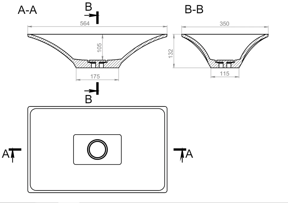 Товар: Раковина SIRIUS Nano Concrete 56,4 Х 35 2.02.017.44.4 - фото 1 Раковина SIRIUS Nano Concrete 56,4 Х 35 2.02.017.44.4 — фото 1, Раковины