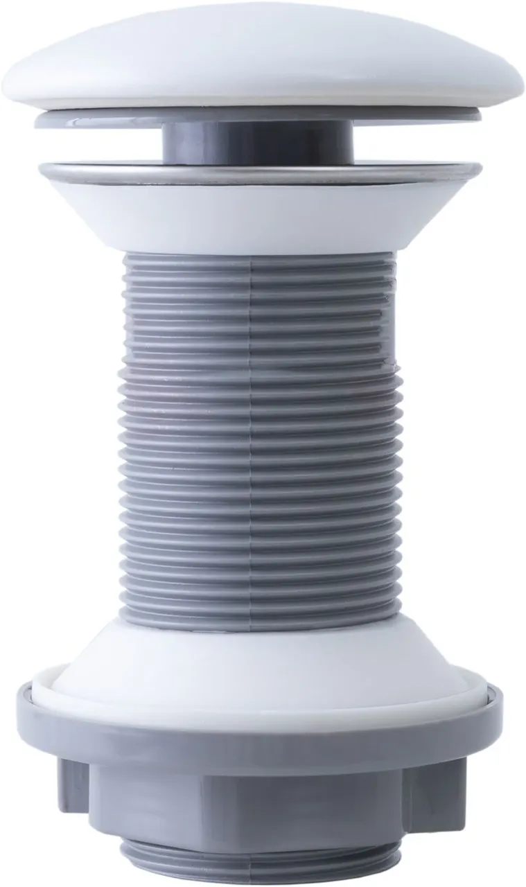 Донный клапан Allen Brau Fantasy 5.11001.20 белый глянец — фото 1, Донные клапаны
