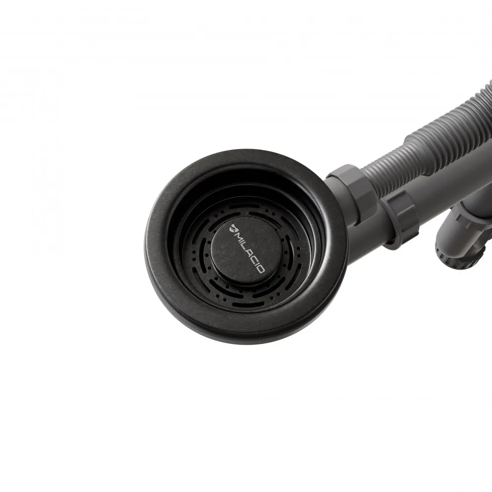 Товар: Арматура сливная MILACIO MCU.015.TB total black - фото 2 Арматура сливная MILACIO MCU.015.TB total black — фото 2, Прочие комплектующие для слива и канализации