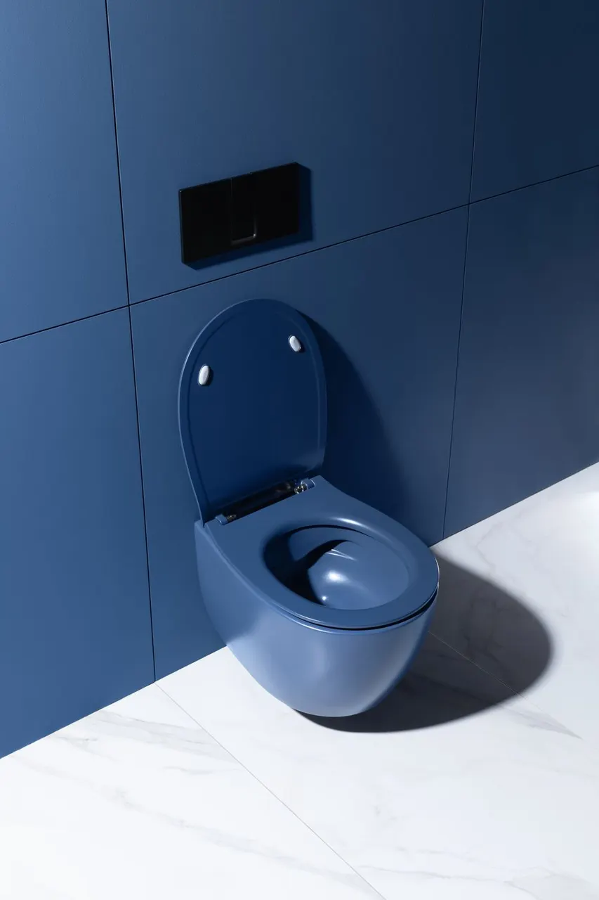 Товар: Чаша подвесного унитаза Allen Brau Fantasy 4.11004.ID индиго - фото 16 Чаша подвесного унитаза Allen Brau Fantasy 4.11004.ID индиго — фото 16, Подвесные унитазы