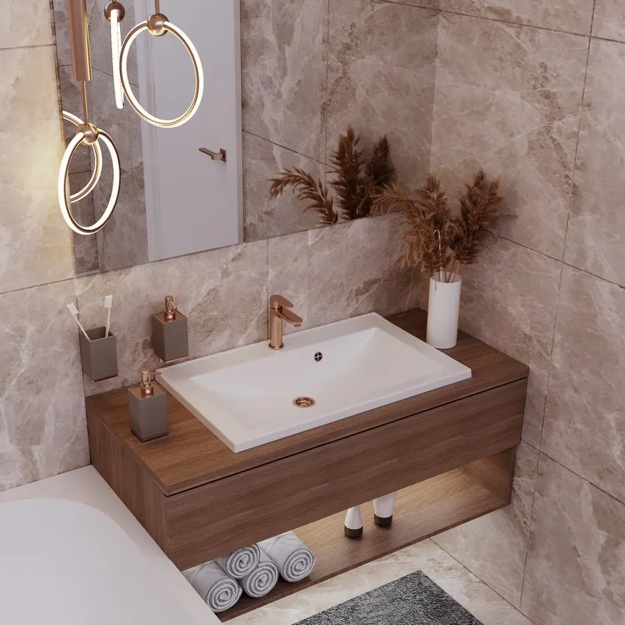 Раковина Paola Roma 750, белый — фото 4, Раковины