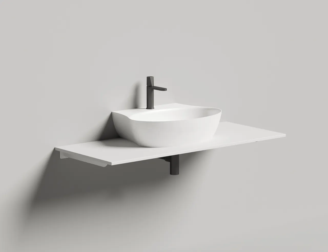 Раковина накладная ALDA WALL 01 140321M — фото 4, Раковины