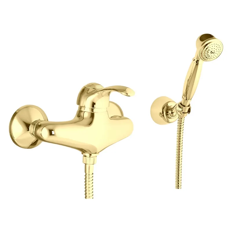 Товар: Смеситель для душа Webert Aurora AU870101010, золото - фото 1 Смеситель для душа Webert Aurora AU870101010, золото — фото 1, Смеситель для душа