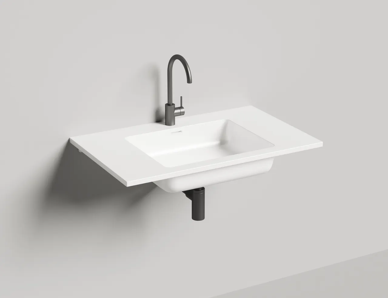 Раковина столешница ONDA 80 1402201M — фото 4, Раковины