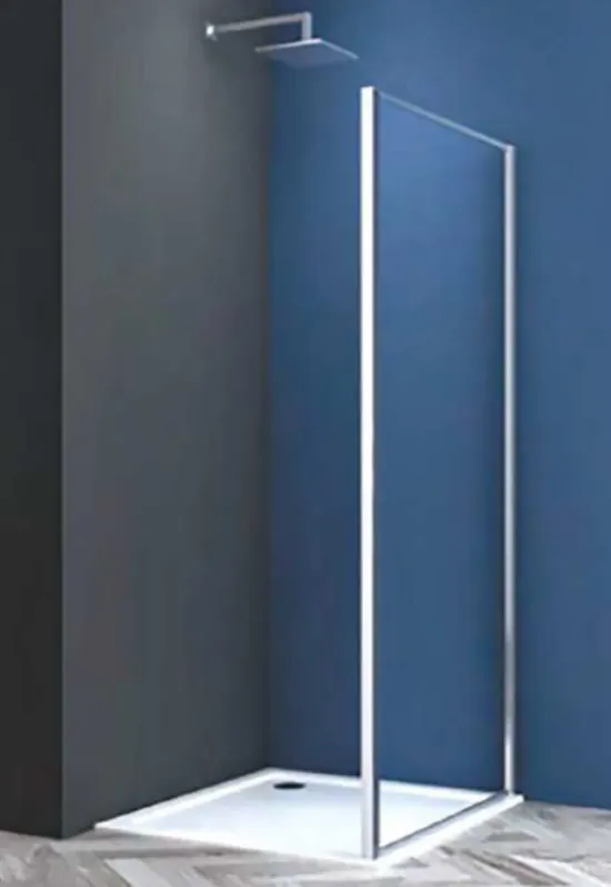 Товар: Перегородка стационарная CL90 - фото 2 Перегородка стационарная CL90 — фото 2, Душевые перегородки