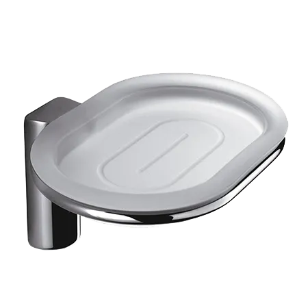 Мыльница COLOMBO DESIGN LUNA B0101 настенная цвет хром — фото 3, Мыльницы