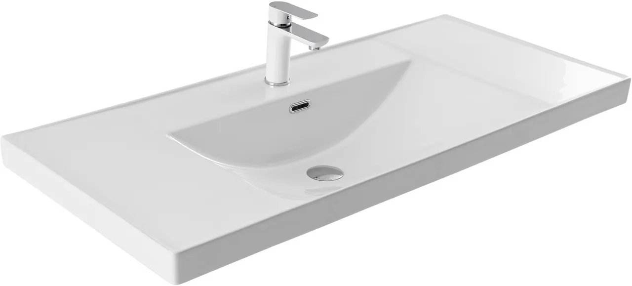 Товар: Раковина Aquanet Side 110 00347434 - фото 4 Раковина Aquanet Side 110 00347434 — фото 4, Раковины