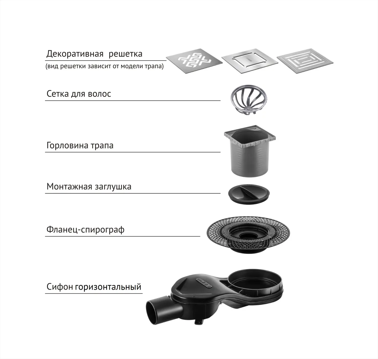 Товар: Трап BERGES водосток PLATZ Antik 150х150, бронза, S-сифон D50 H60 боковой 094161 - фото 10 Трап BERGES водосток PLATZ Antik 150х150, бронза, S-сифон D50 H60 боковой 094161 — фото 10, Трапы для душа