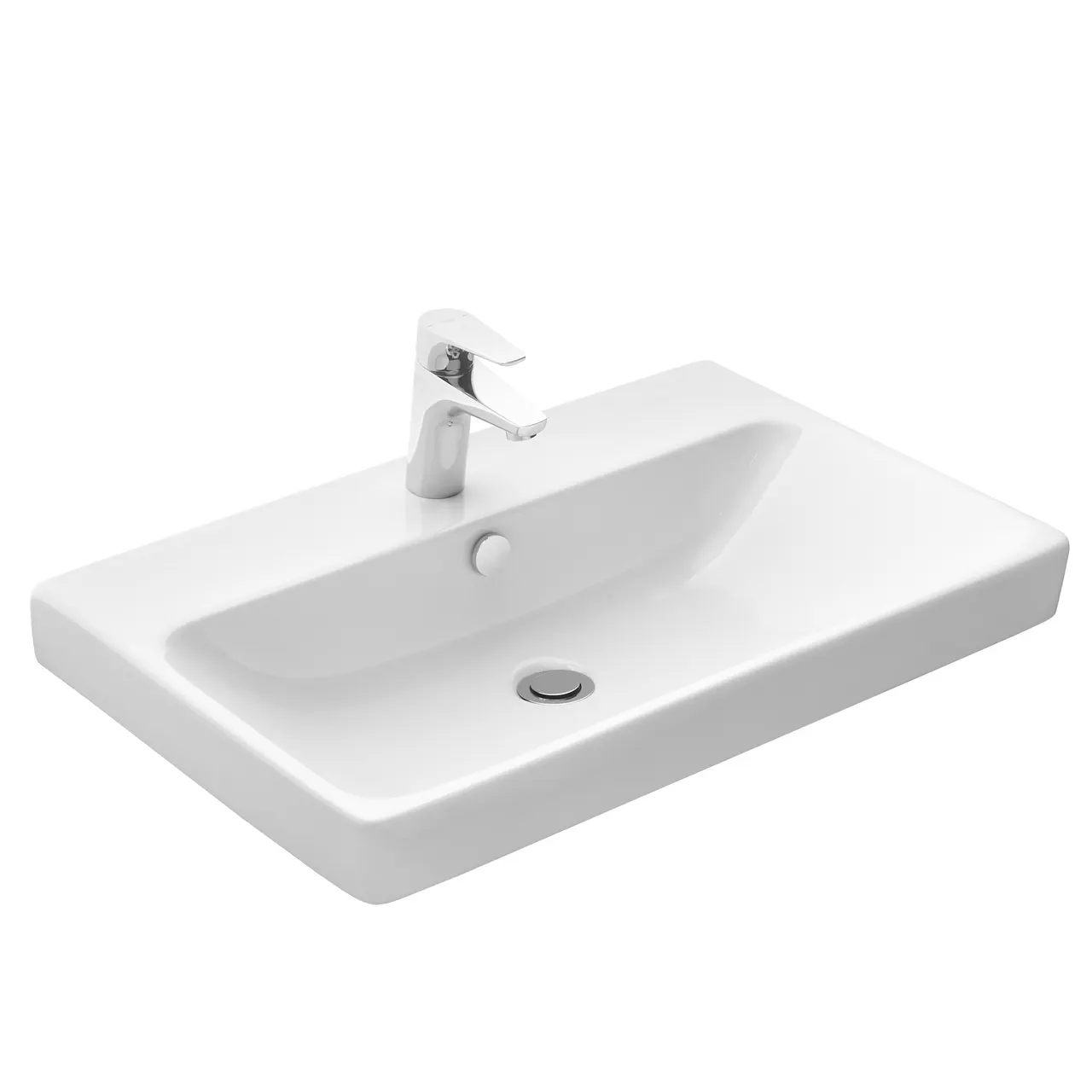 Товар: Раковина SANTEK Адриана 70 мебельная белый (WH501628) - фото 11 Раковина SANTEK Адриана 70 мебельная белый (WH501628) — фото 11, Раковины подвесные