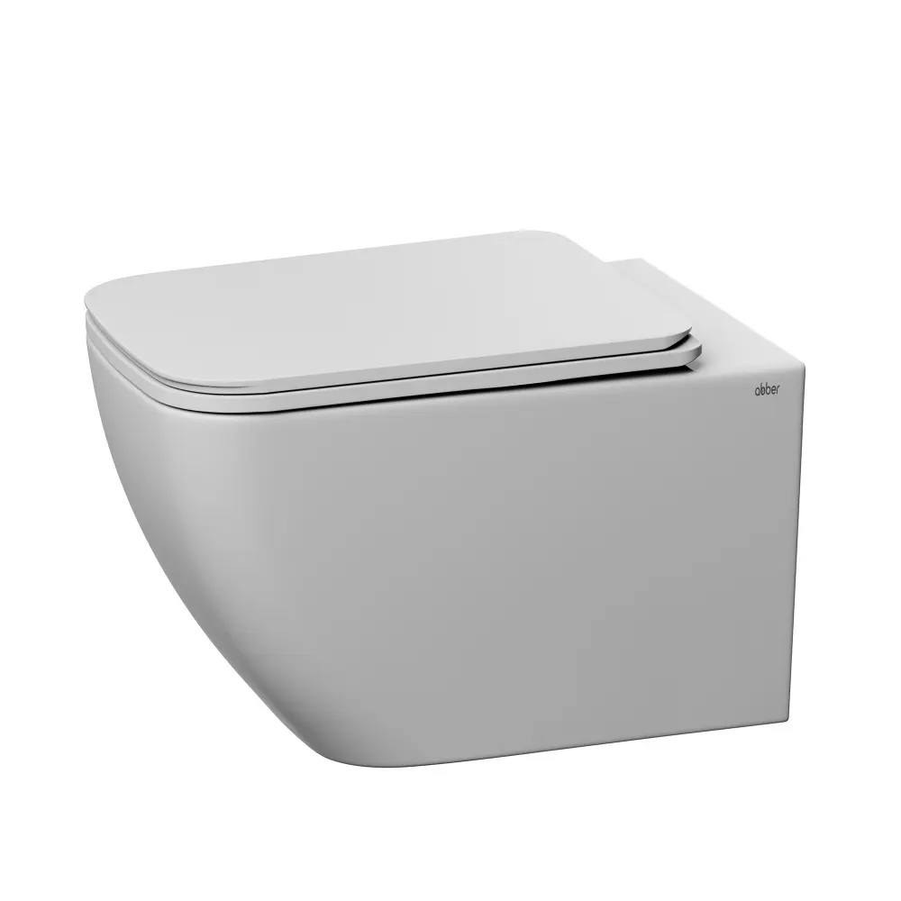 Товар: Унитаз ABBER Ultra AC1303 подвесной белый с ультратонким ободком - фото 8 Унитаз ABBER Ultra AC1303 подвесной белый с ультратонким ободком — фото 8, Подвесные унитазы