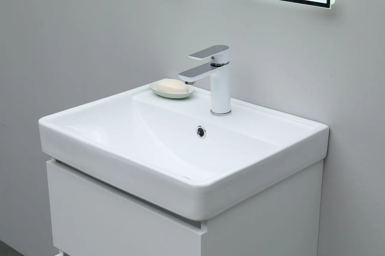 Товар: Раковина Aquanet Ирис 50 белая 00301802 - фото 14 Раковина Aquanet Ирис 50 белая 00301802 — фото 14, Раковины