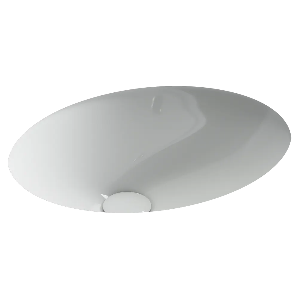 Раковина встраиваемая снизу Ceramicanova Era 465x380x190 мм, с отверстием слива - перелива, белый, арт.CN15005 — фото 1, Раковины встраиваемые снизу