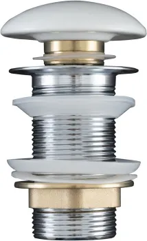 Донный клапан Aquanet белый, без перелива 00330950 — фото 4, Донные клапаны