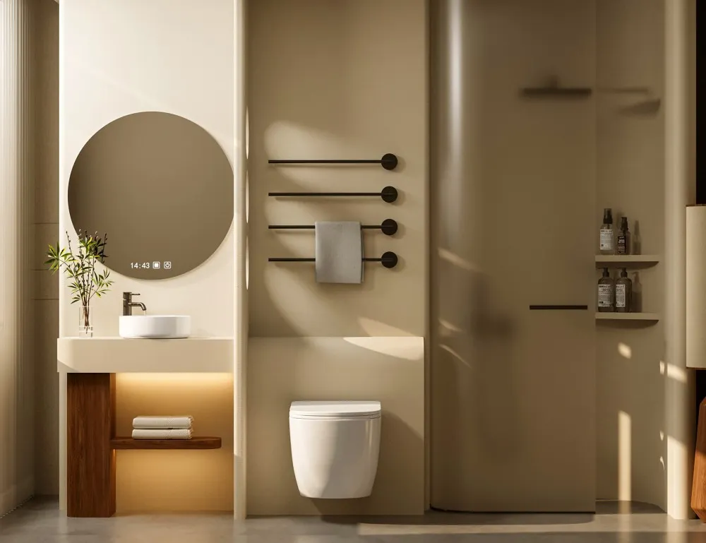 Комплект подвесной унитаз ABBER Bequem AC1100T белый с инсталляцией AC0105 и кнопкой AC0121NG никель AC1100T-AC0105-AC0121NG — фото 6, Комплекты унитаз + инсталляция