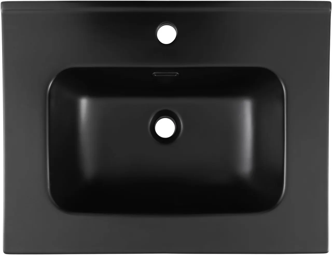 Товар: Раковина Aquanet Flat 60 черная матовая 00329253 - фото 2 Раковина Aquanet Flat 60 черная матовая 00329253 — фото 2, Раковины