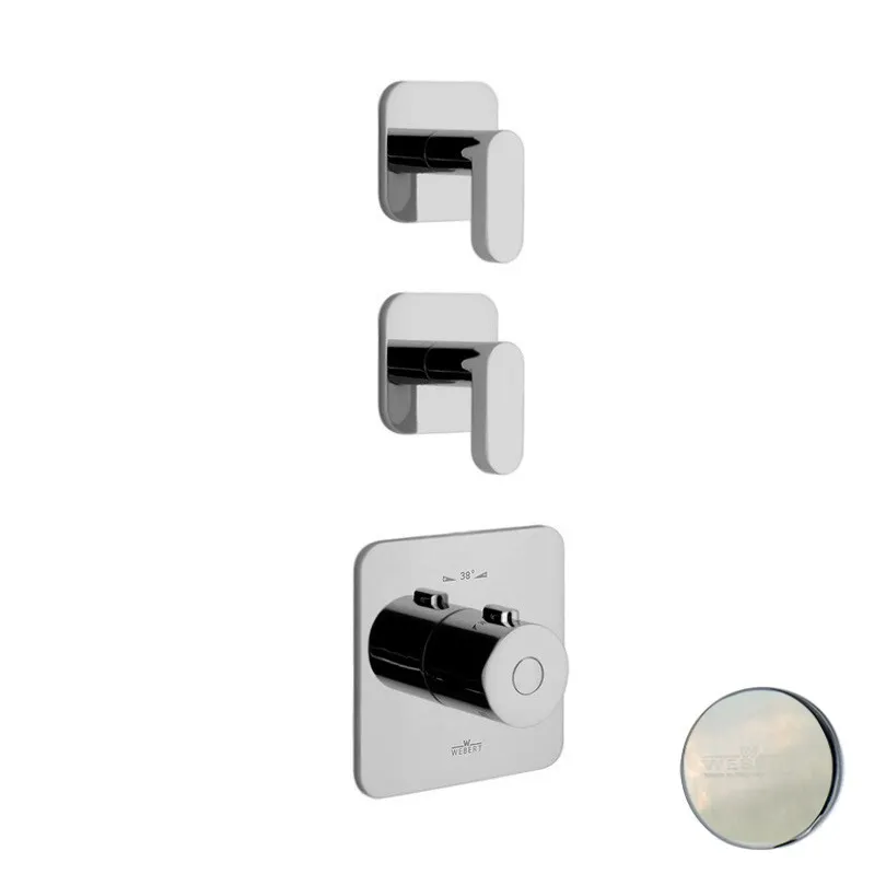 Товар: Смеситель для душа встраиваемый с термостатом Webert Living LV971402345, никель - фото 1 Смеситель для душа встраиваемый с термостатом Webert Living LV971402345, никель — фото 1, Смеситель для душа