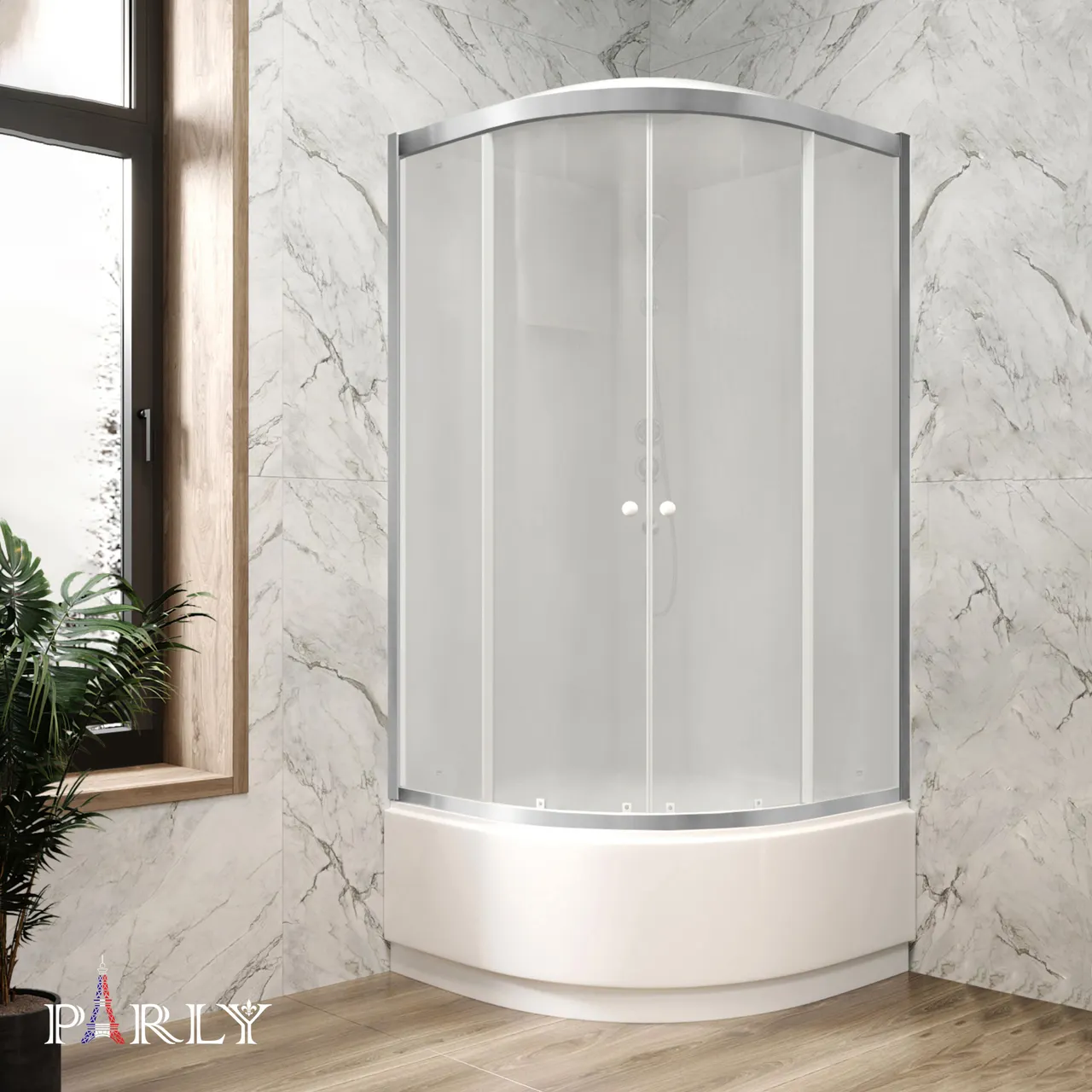 Кабина BETT821 душевая PARLY (80х80х215) — фото 1, Душевые кабины