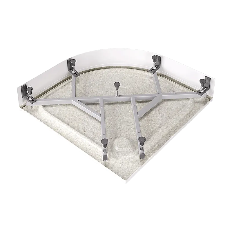 Товар: Душевой поддон ALEX BAITLER AB9017D-1 четверть круга белый - фото 2 Душевой поддон ALEX BAITLER AB9017D-1 четверть круга белый — фото 2, Душевые поддоны