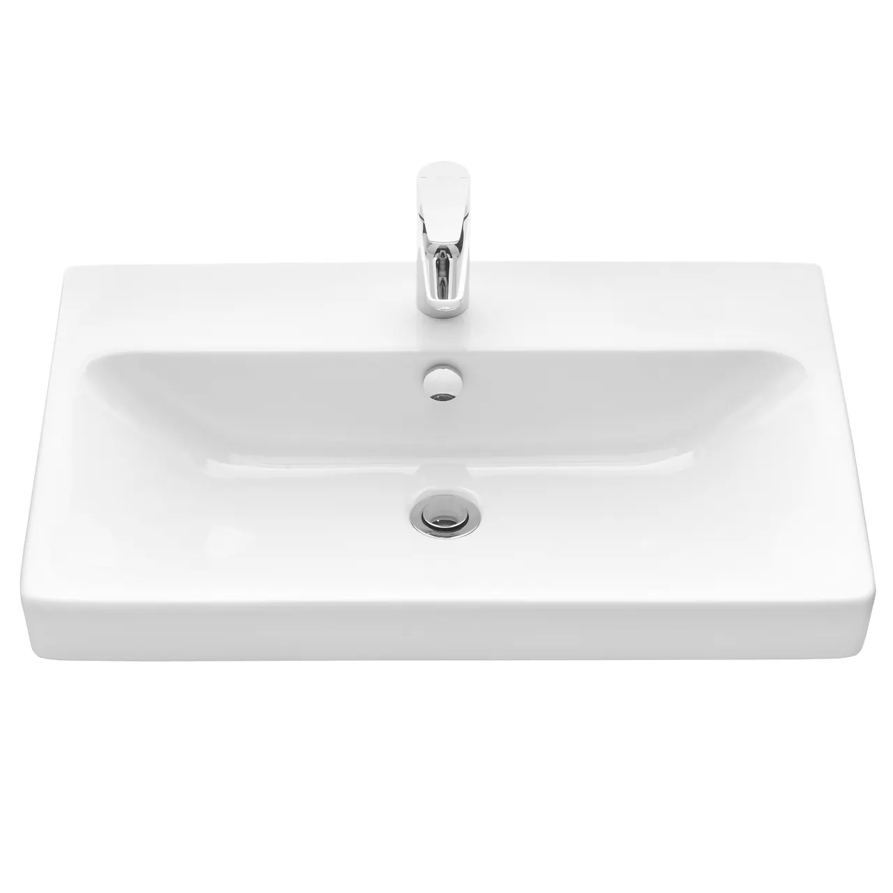 Товар: Раковина SANTEK Адриана 70 мебельная белый (WH501628) - фото 1 Раковина SANTEK Адриана 70 мебельная белый (WH501628) — фото 1, Раковины подвесные